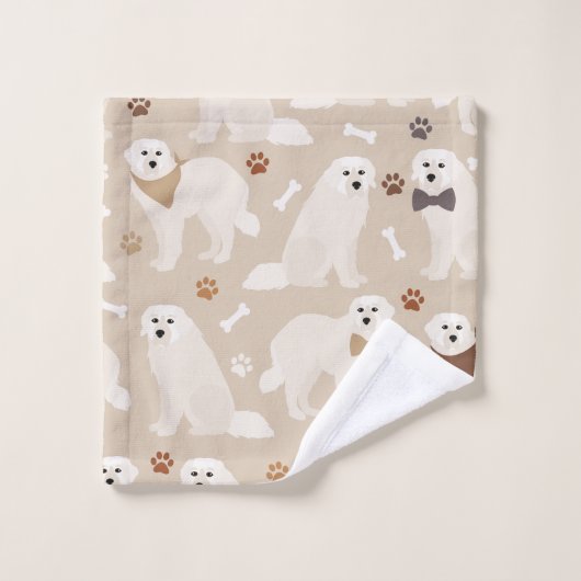 Grote Pyreneeën en Botten keukenset Bad Handdoek (Wasdoekje)