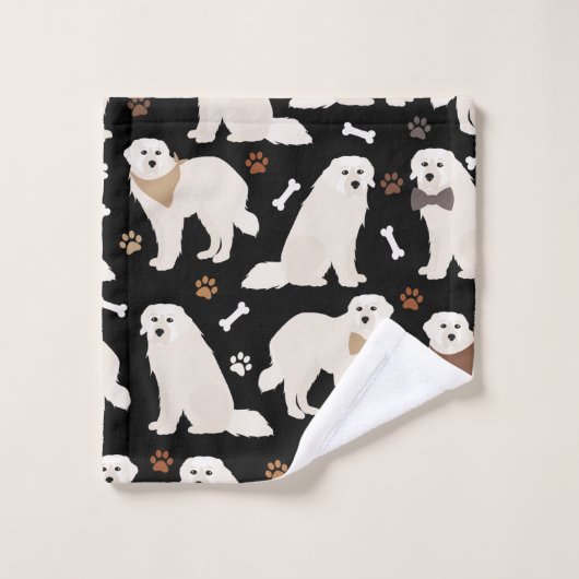 Grote Pyreneeën en Botten keukenset Bad Handdoek (Wasdoekje)