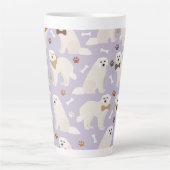 Grote Pyreneeën en Botten Latte Mok (Voorkant)