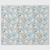 Grote Pyreneeën en Botten Verpakkingspapier Cadeaupapier (Vlak)