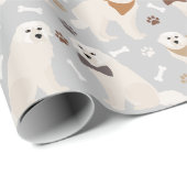 Grote Pyreneeën en Botten Verpakkingspapier Cadeaupapier (Rol Hoek)