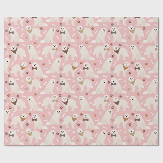 Grote Pyreneeën en Botten Verpakkingspapier Cadeaupapier (Vlak)