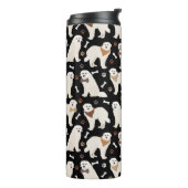 Grote Pyreneeën en thermische getumbler van Botten Thermosbeker (Gedraaid links)