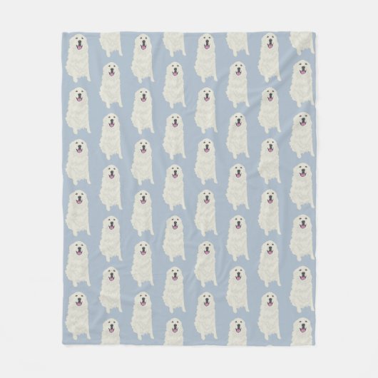 Grote Pyreneeën Fleece Deken (Voorkant)