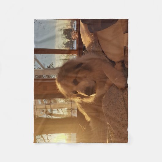 Grote Pyreneeën fleece deken (Voorkant)