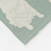 Grote Pyreneeën Fleece Deken (Hoek)