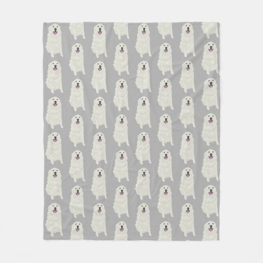 Grote Pyreneeën Fleece Deken (Voorkant)