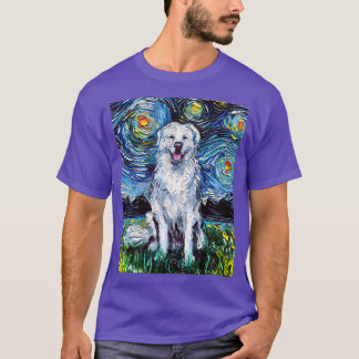 Grote Pyreneeën Full Version Sterrennacht Dog Art  T-shirt