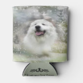 Grote Pyreneeën Holiday/Winter Scene Blikjeskoeler (Voorkant)