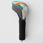 Grote Pyreneeën Hond 003 - Bruno Pokopen Golfheadcover (Schuin)