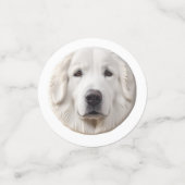 Grote Pyreneeën Hond 3D Geïnspireerd Confetti (Kleine voorkant)