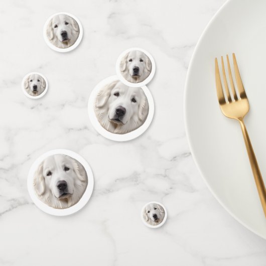 Grote Pyreneeën Hond 3D Geïnspireerd Confetti (Groep)