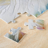 Grote Pyreneeën Hond Acryl Print | Kleurrijk Legpuzzel (Zijkant)