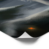 Grote Pyreneeën Hond in Sneeuw Kerstmis Perfect Poster (Hoek)