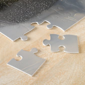 Grote Pyreneeën Hond Kerst Feestelijk Legpuzzel (Zijkant)