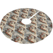 Grote Pyreneeën Hond Kerstfeest Kerstboom Rok (Gekanteld)