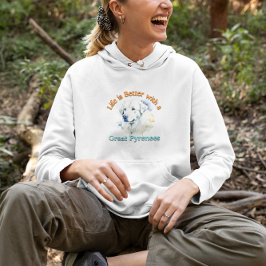 Grote Pyreneeën hond moeder hond vader hondenliefh Hoodie