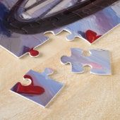 Grote Pyreneeën Hond Valentijnsdag Legpuzzel (Zijkant)