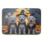 Grote Pyreneeën Honden Pompoen Halloween Grappig Badmat (Voorkant)