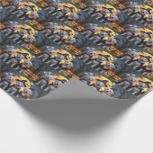 Grote Pyreneeën Honden Pompoen Halloween Grappig Cadeaupapier (Hoek)