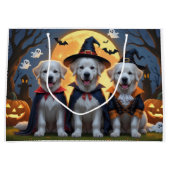 Grote Pyreneeën Honden Pompoen Halloween Grappig Groot Cadeauzakje (Voorkant)