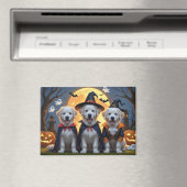 Grote Pyreneeën Honden Pompoen Halloween Grappig Magneet (Insitu (Vaatwasser))