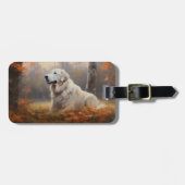 Grote Pyreneeën in de herfst laat Herfst inspirere Bagagelabel (Voorkant horizontaal)