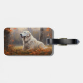 Grote Pyreneeën in de herfst laat Herfst inspirere Bagagelabel (Achterkant horizontaal)