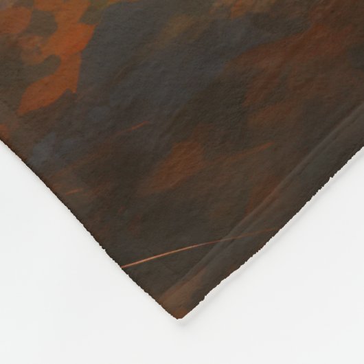 Grote Pyreneeën in de herfst laat Herfst inspirere Fleece Deken (Hoek)