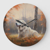 Grote Pyreneeën in de herfst laat Herfst inspirere Grote Klok (Voorkant)