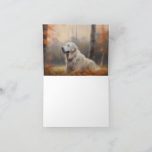 Grote Pyreneeën in de herfst laat Herfst inspirere Kaart (Binnen)