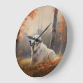 Grote Pyreneeën in de herfst laat Herfst inspirere Klok (Hoek)