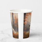 Grote Pyreneeën in de herfst laat Herfst inspirere Papieren Bekers (Links)