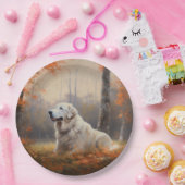 Grote Pyreneeën in de herfst laat Herfst inspirere Papieren Bordje (Feest)