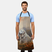 Grote Pyreneeën in de herfst laat Herfst inspirere Schort (Gedragen)