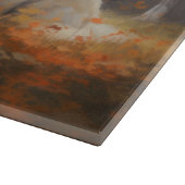 Grote Pyreneeën in de herfst laat Herfst inspirere Snijplank (Hoek)