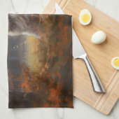 Grote Pyreneeën in de herfst laat Herfst inspirere Theedoek (Quarter Fold)