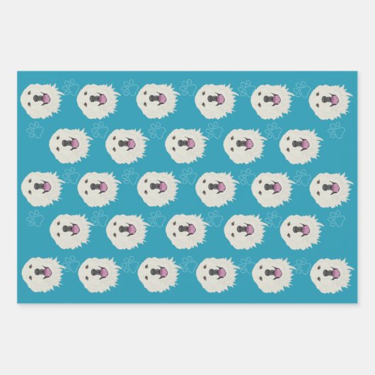 Grote Pyreneeën Inpakpapier Vel (Voorkant)