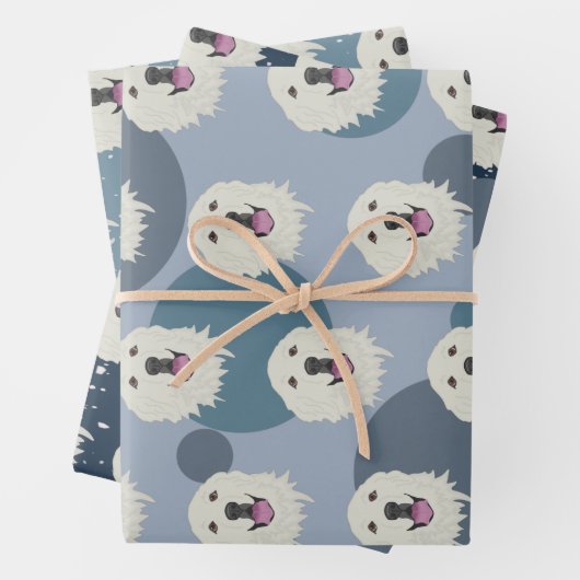 Grote Pyreneeën Inpakpapier Vel (In situ)