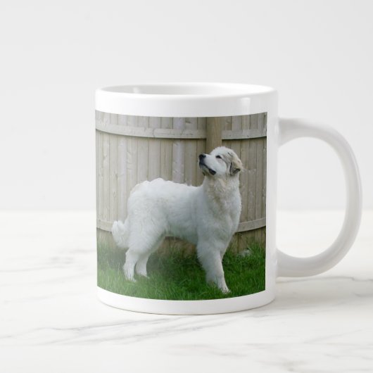 Grote Pyreneeën Jumbo-Mok Grote Koffiekop (Rechts)