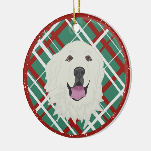 Grote Pyreneeën Keramisch Ornament (Links)