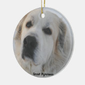 Grote Pyreneeën Keramisch Ornament (Links)