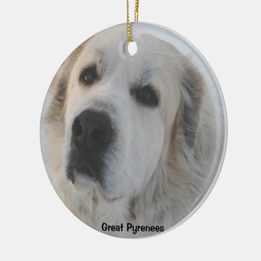 Grote Pyreneeën Keramisch Ornament (Links)