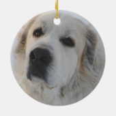 Grote Pyreneeën Keramisch Ornament (Achterkant)