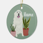  Grote Pyreneeën Keramisch Ornament (Links)