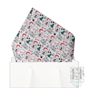 Grote Pyreneeën Kerst Tissue Papier
