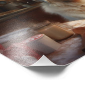 Grote Pyreneeën Kerstkoekjes Feestelijke vakantie Foto Afdruk (Hoek)