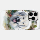 Grote Pyreneeën Kerstkrans Feestelijke Pup Case-Mate iPhone Case (Achterkant (horizontaal))
