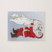 Grote Pyreneeën kerstpuzzle Legpuzzel (Horizontaal)