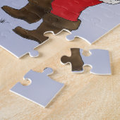 Grote Pyreneeën kerstpuzzle Legpuzzel (Zijkant)